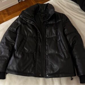 BCBGMaxAzria Black Puffer Jacket